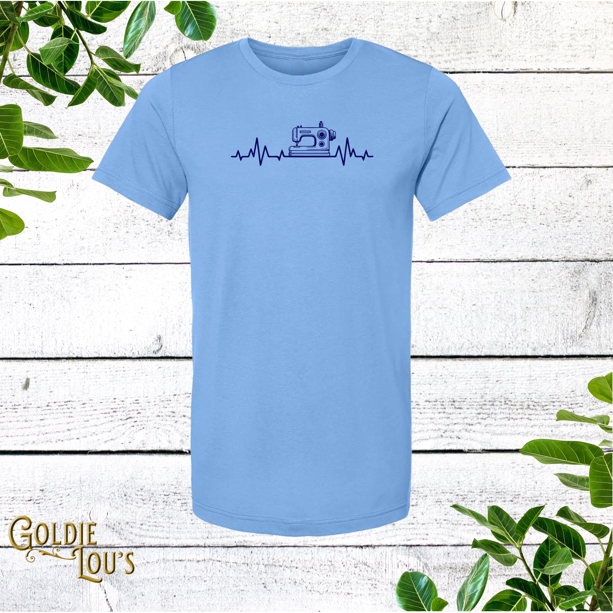 Modern Machine Heartbeat Quilting T-shirt