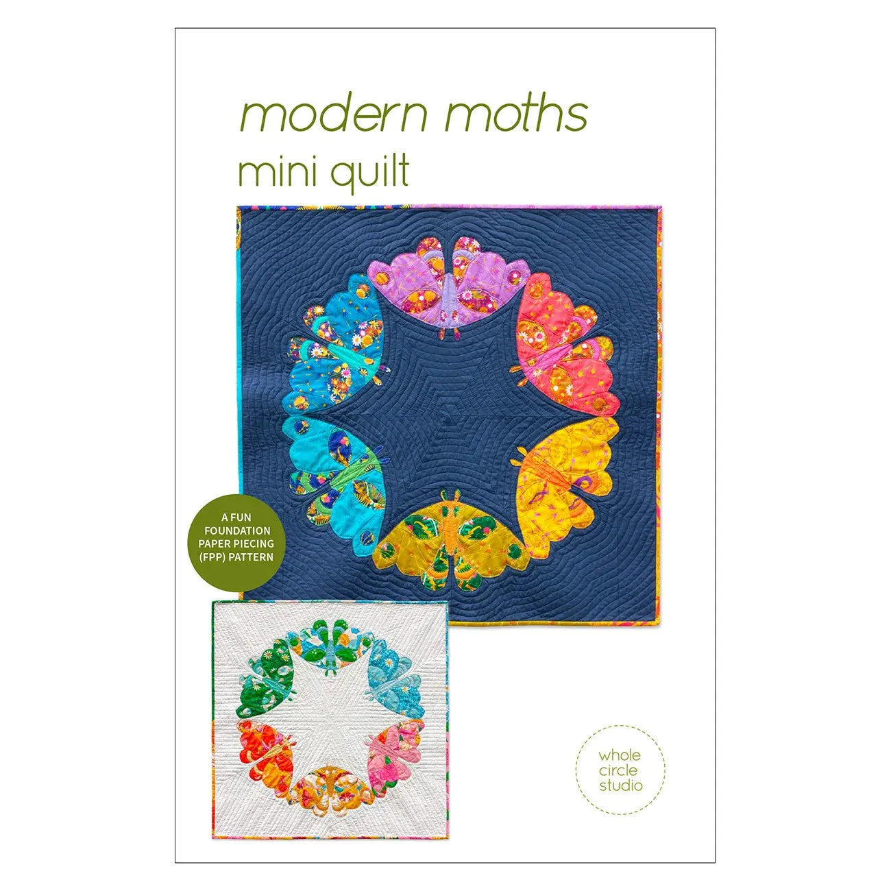 Modern Moths Quilt Pattern Checker Distributor