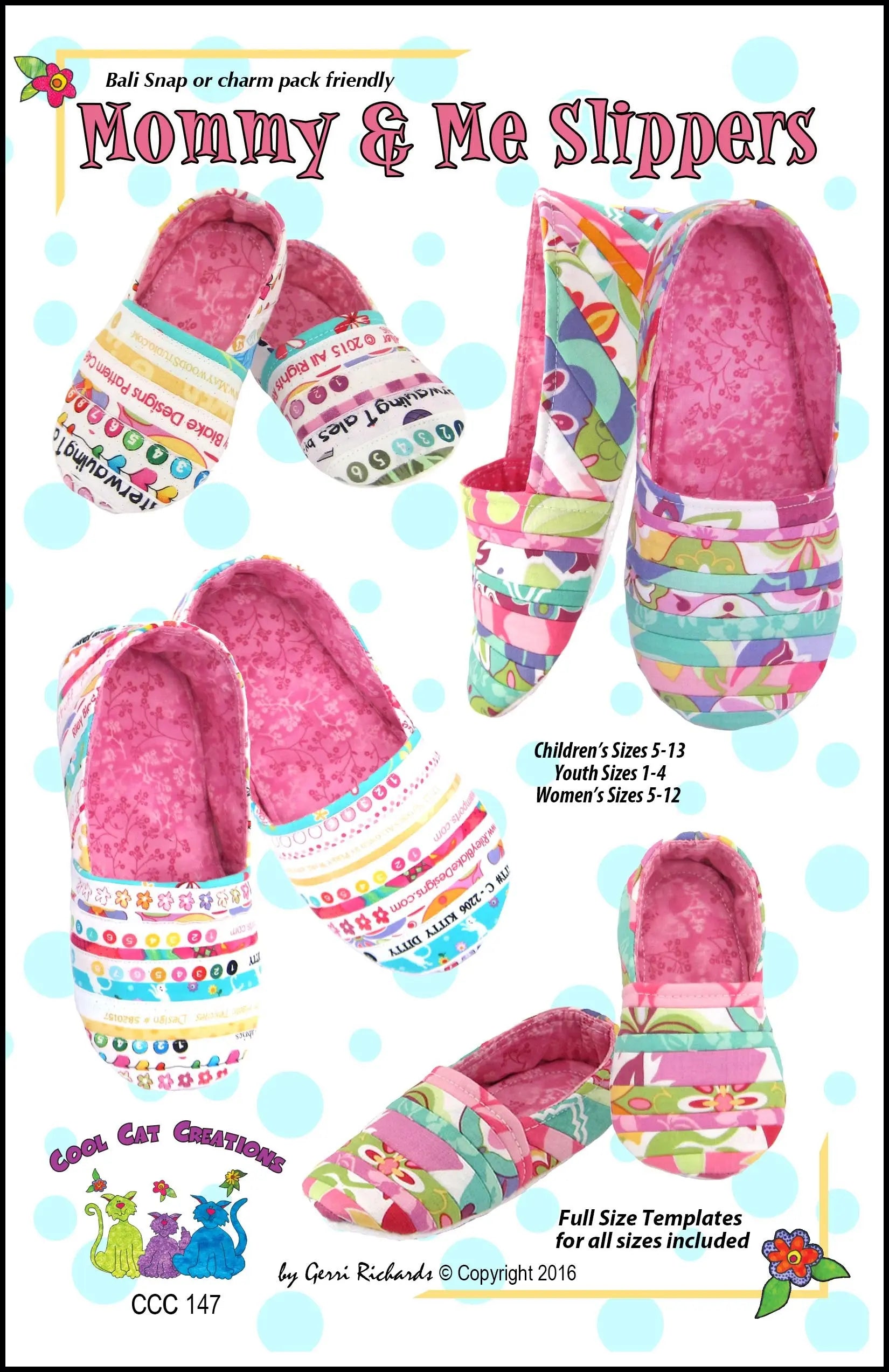Mommy & Me Slippers - Linda's Electric Quilters