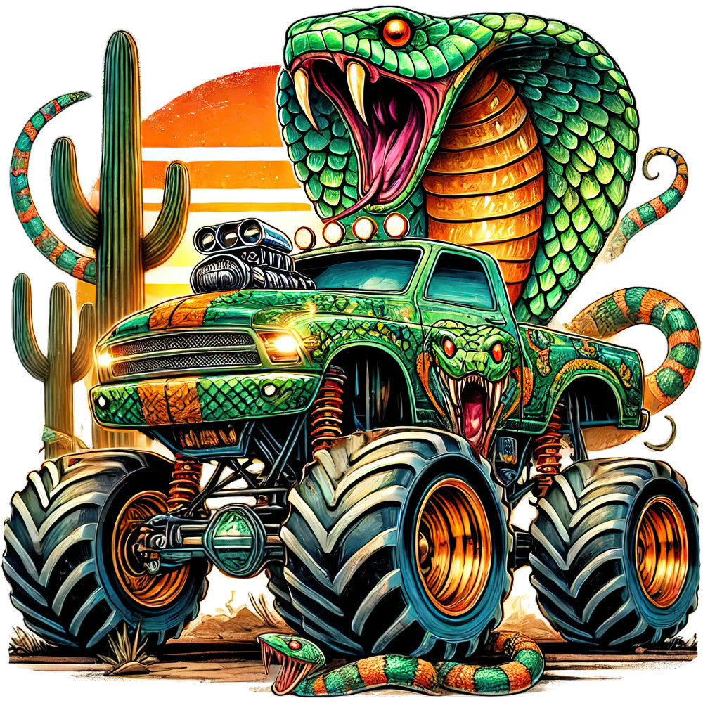 Monster Truck with Monster Fabric Panel 1