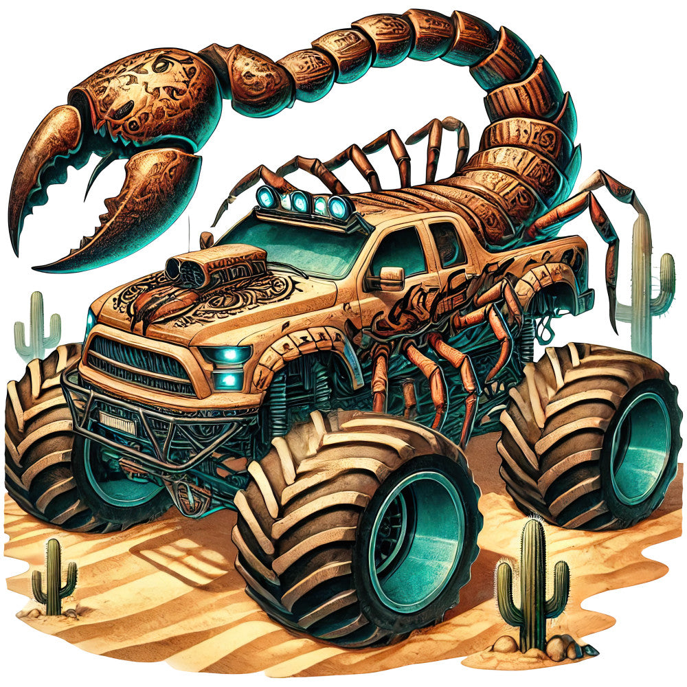 Monster Truck with Monster Fabric Panel 12