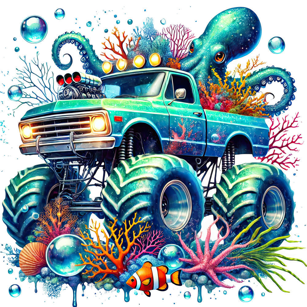 Monster Truck with Monster Fabric Panel 15