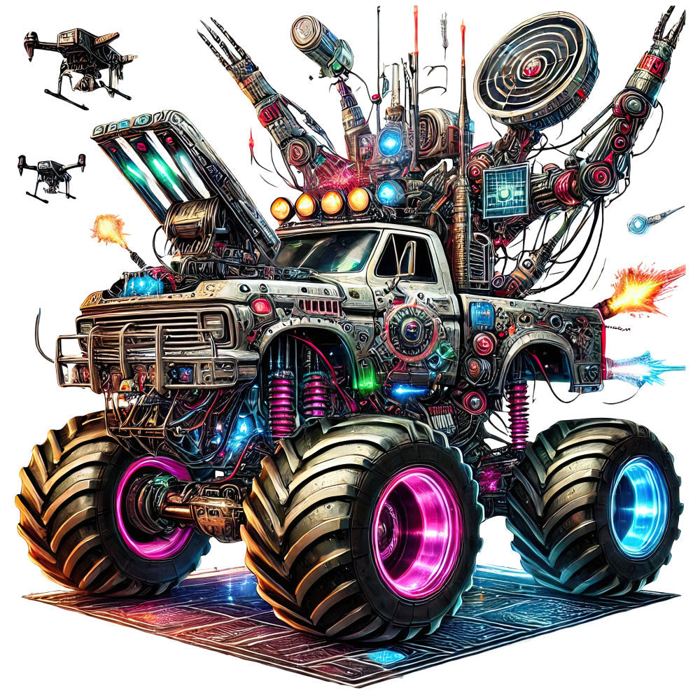 Monster Truck with Monster Fabric Panel 16
