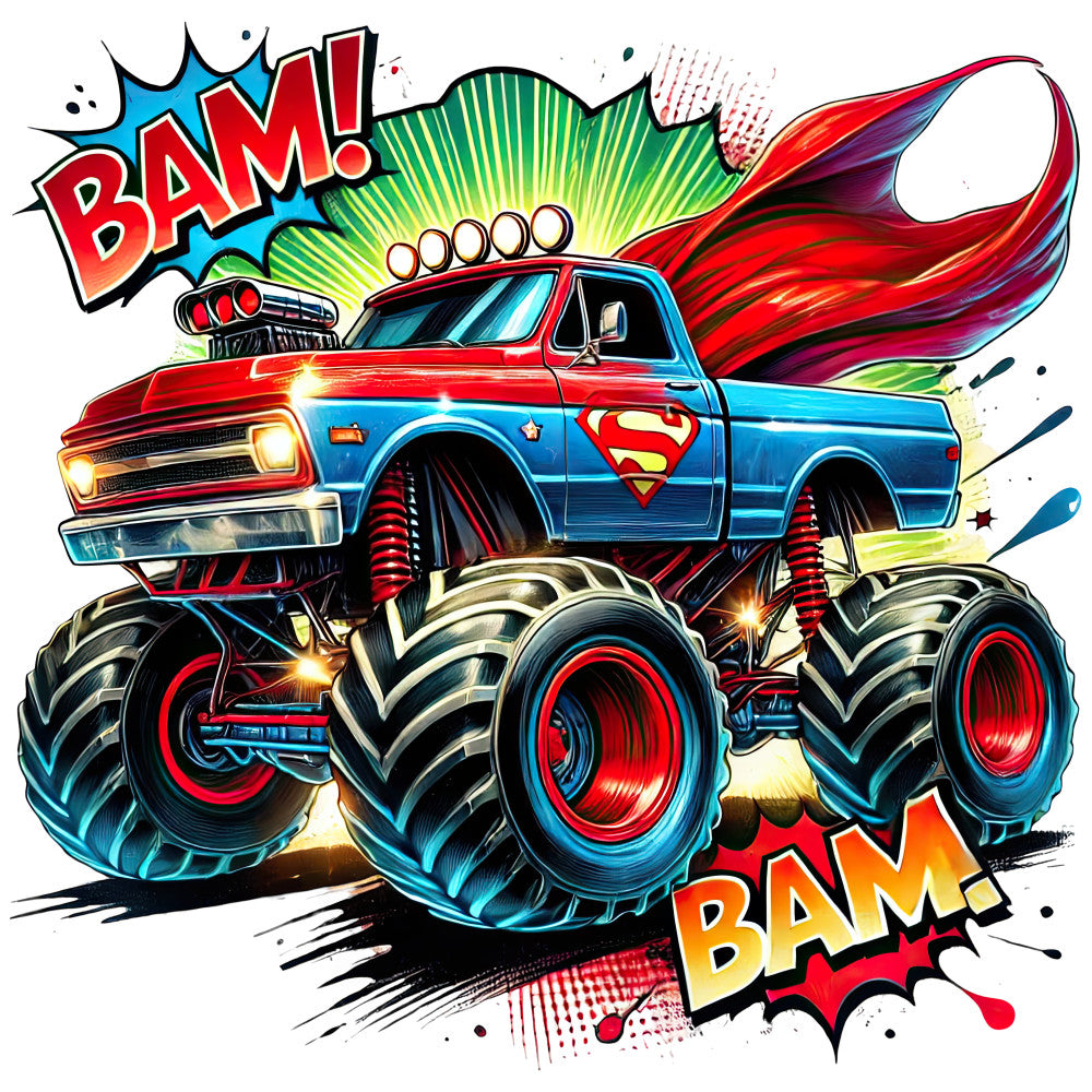 Monster Truck with Monster Fabric Panel 22