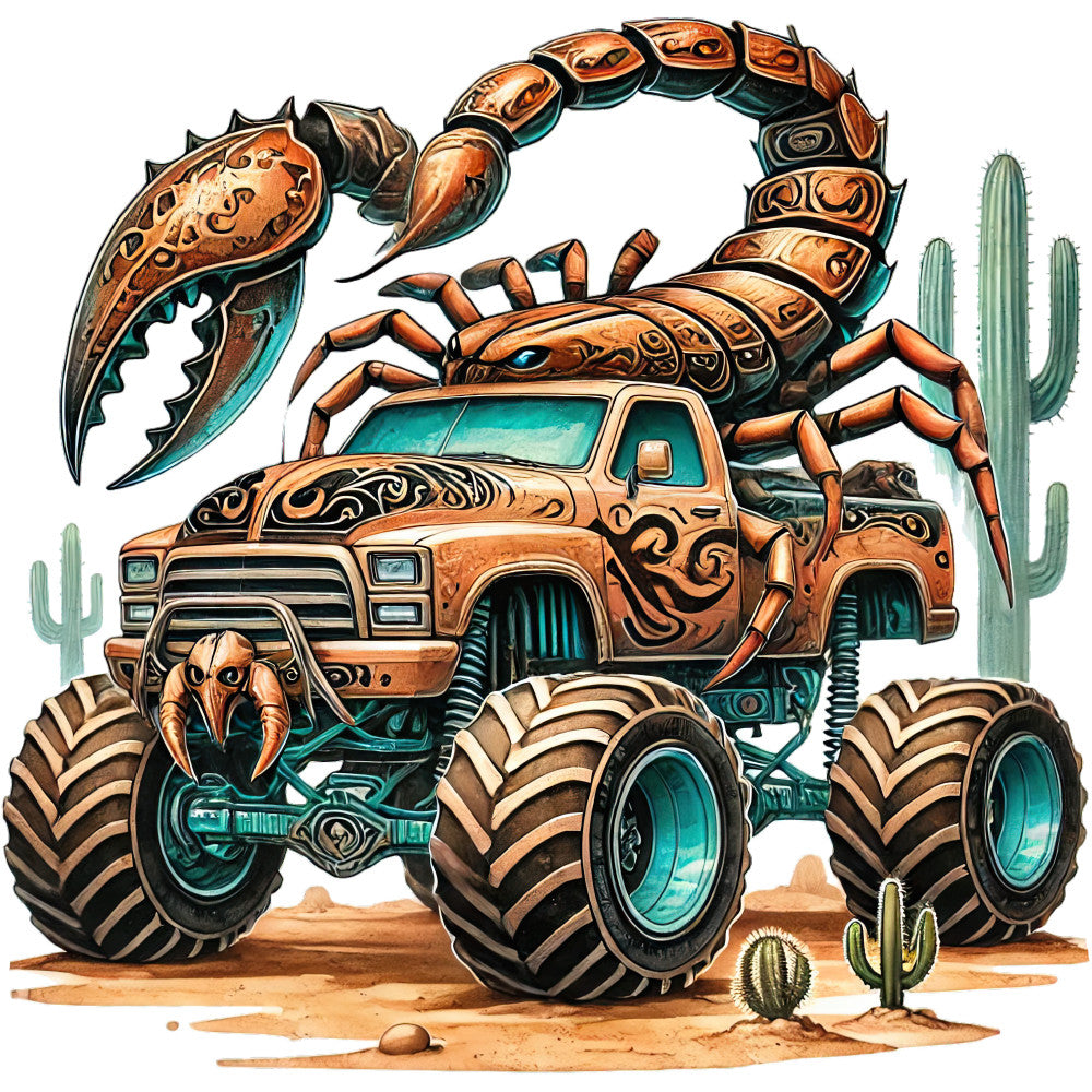 Monster Truck with Monster Fabric Panel 25