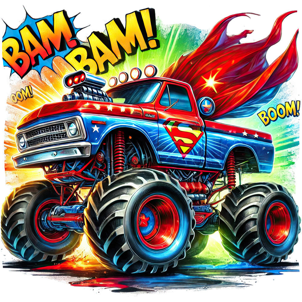 Monster Truck with Monster Fabric Panel 28