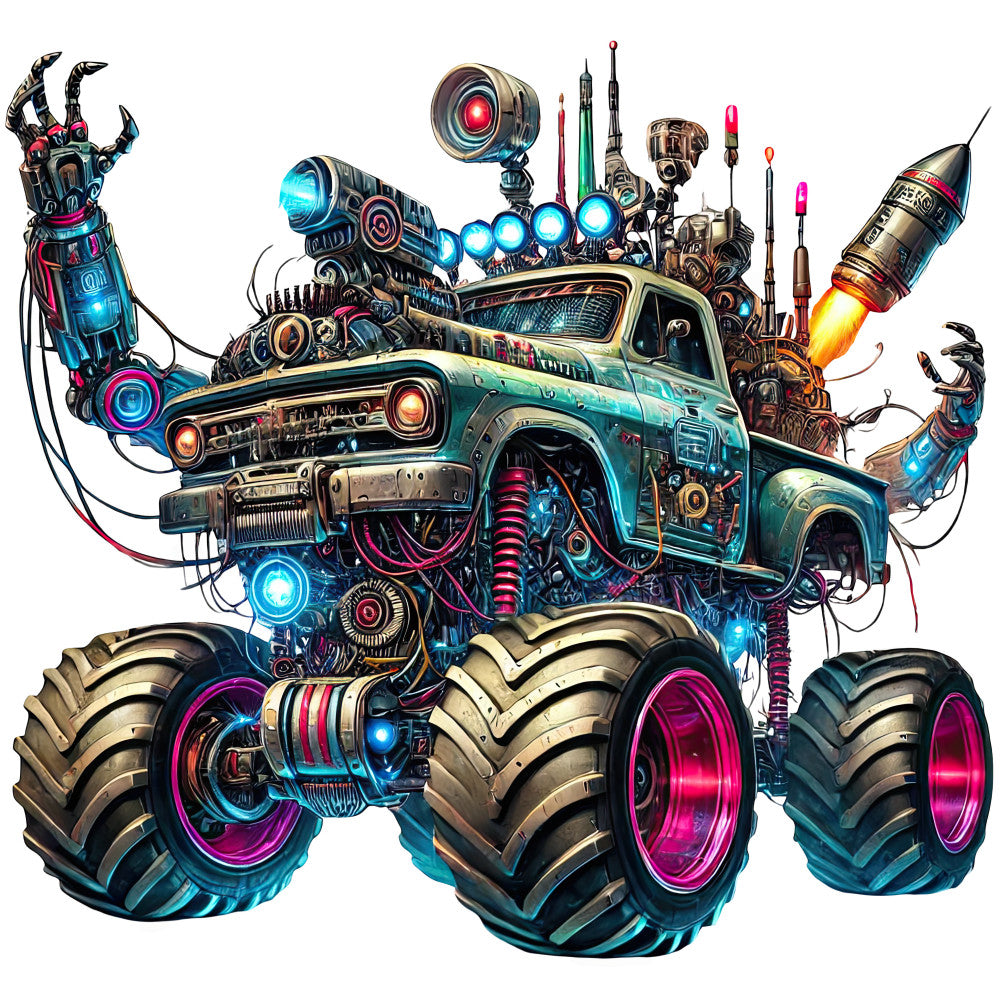 Monster Truck with Monster Fabric Panel 32