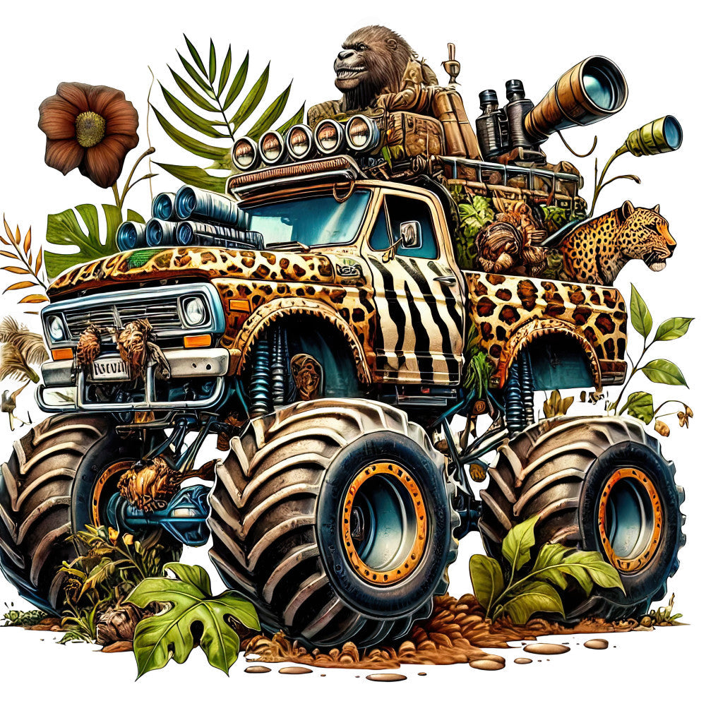 Monster Truck with Monster Fabric Panel 37