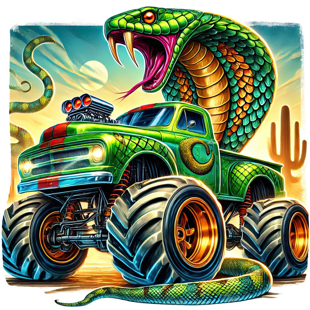 Monster Truck with Monster Fabric Panel 4