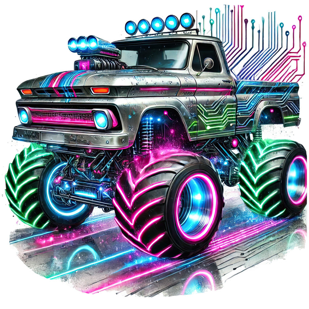 Monster Truck with Monster Fabric Panel 50