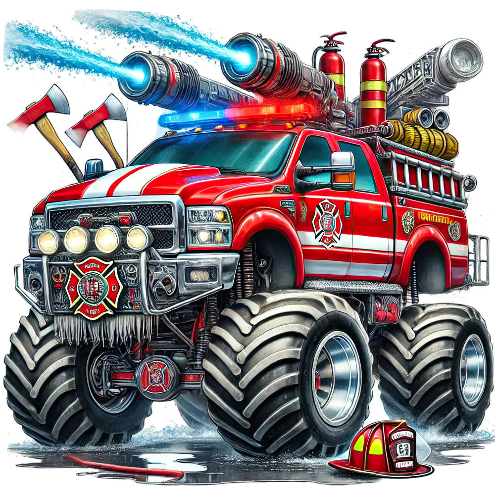 Monster Truck with Monster Fabric Panel 64