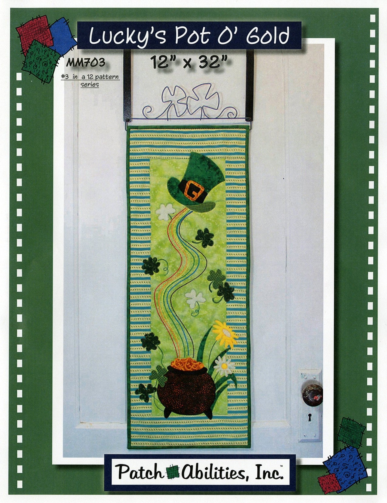Monthly Mini - Lucky's Pot 'O Gold - Linda's Electric Quilters
