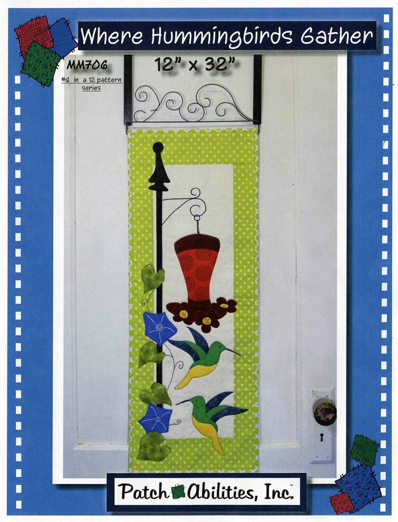 Monthly Mini - Where Hummingbirds Gather - Linda's Electric Quilters