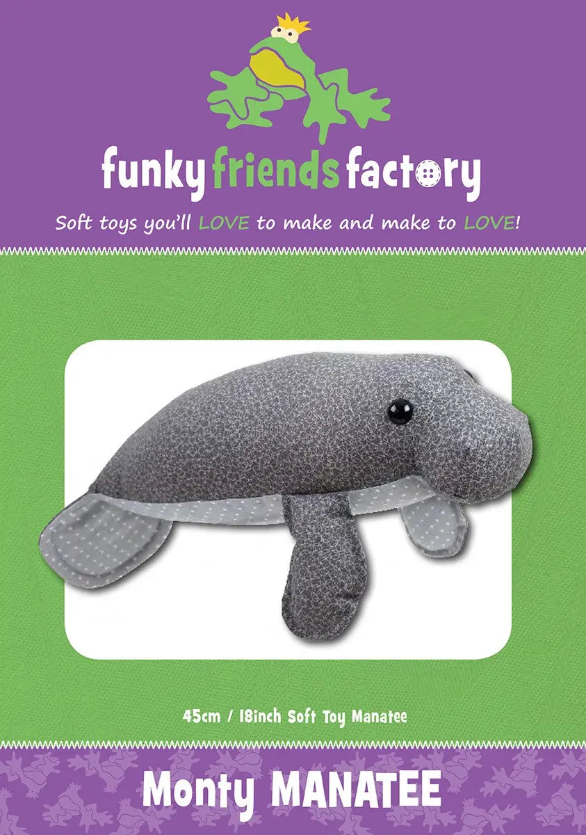 Monty The Manatee - Linda's Electric Quilters