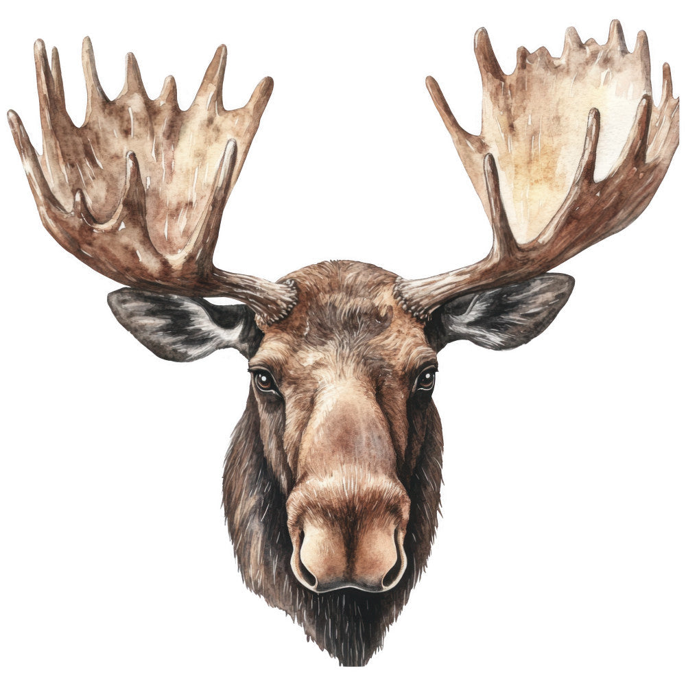 Moose Scene Fabric Panel 11