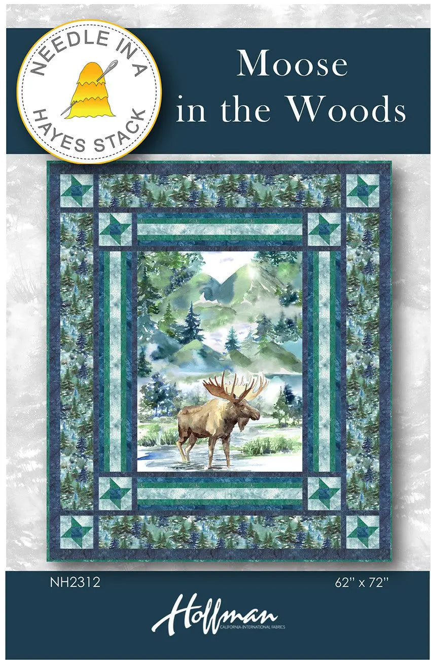 Moose in the Woods - Linda's Electric Quilters