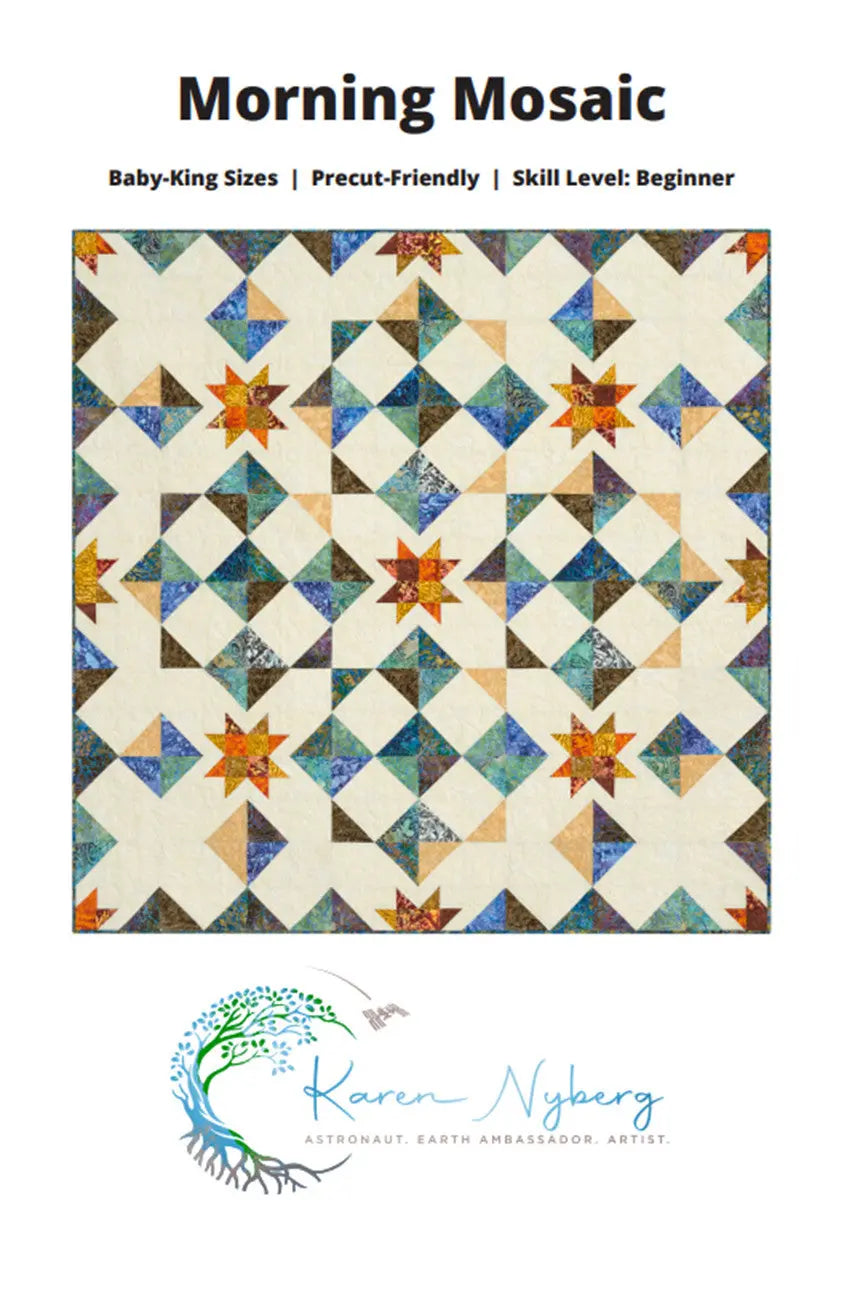 Morning Mosiac Quilt Pattern - Linda's Electric Quilters