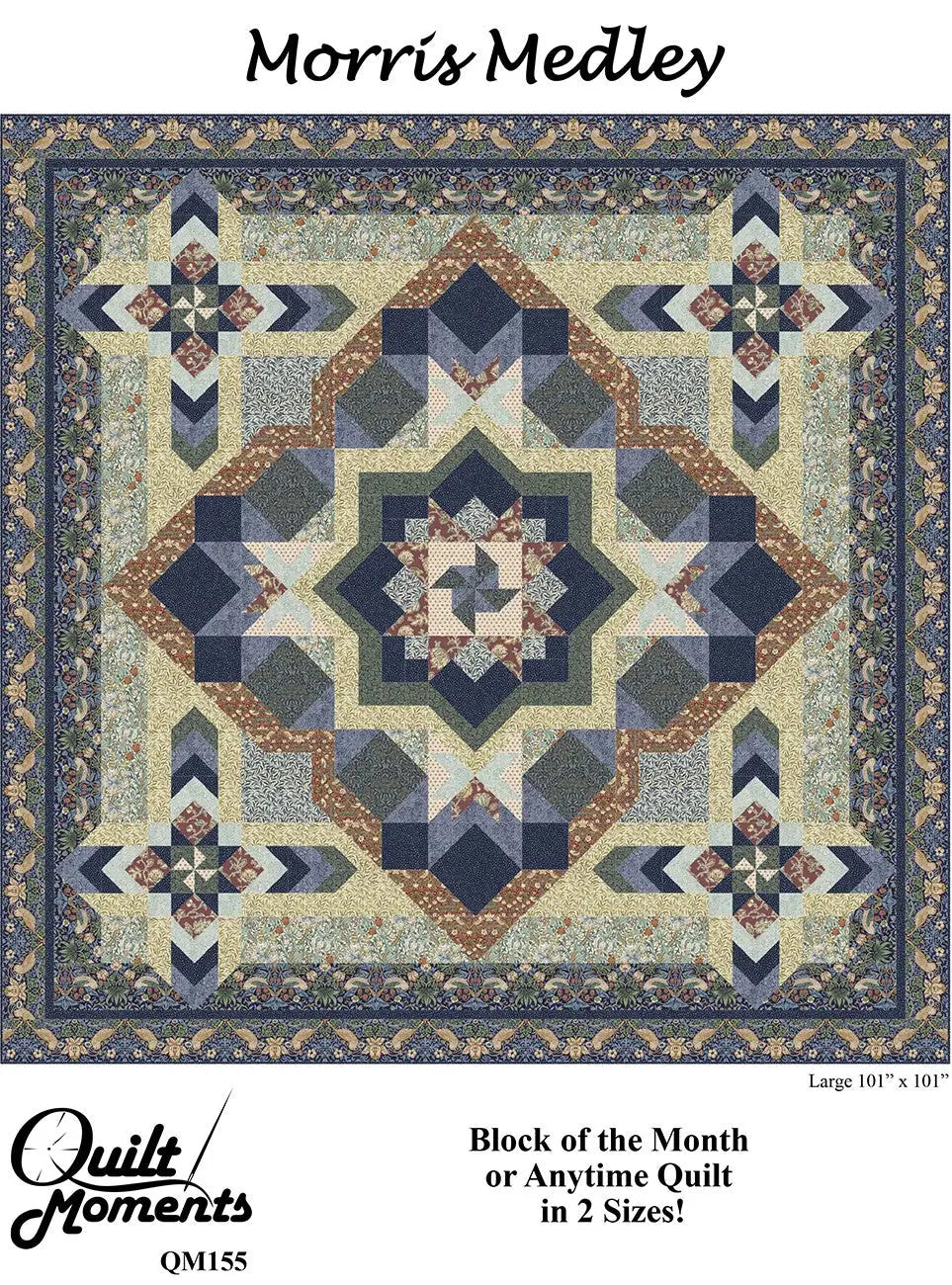 Morris Medley Block of the Month - Linda's Electric Quilters