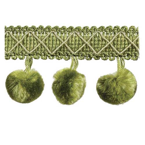 Mulberry Collection-2" length-SILK POM POM FRINGE-BF-4006-14