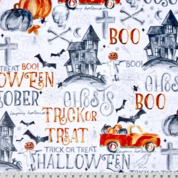 Hallows Eve Digital Cuddle Black - Linda's Electric Quilters