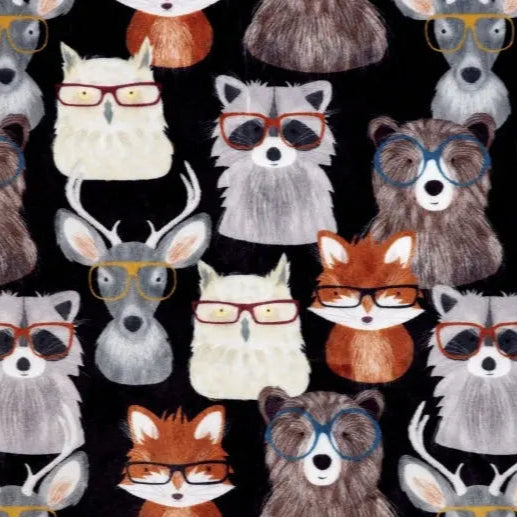 Nature Nerds Digital Cuddle Black - Linda's Electric Quilters