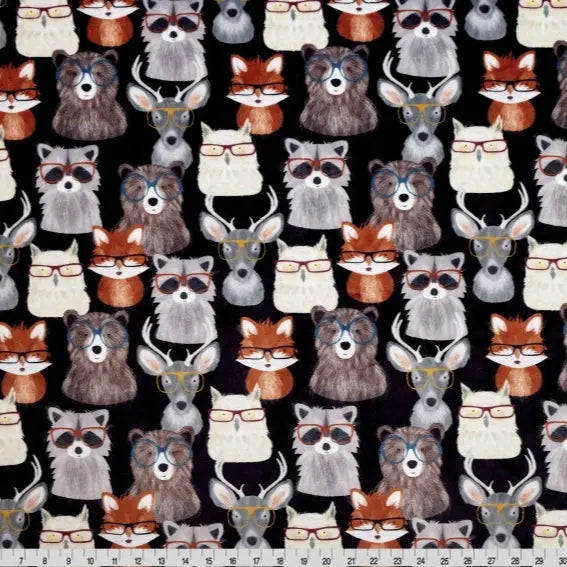 Nature Nerds Digital Cuddle Black - Linda's Electric Quilters