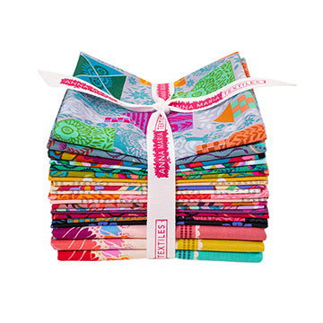 Multi-Colour Allegory Fat Quarters Bundle by Anna Maria Parry