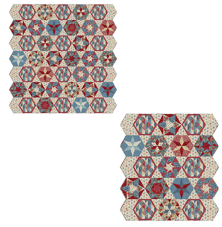 Multi Colour Pentagon Pattern