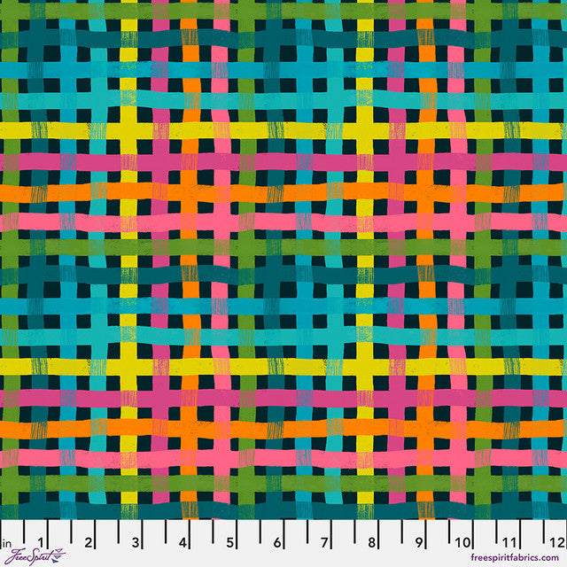 Multi Fun Fun Fun What the Birds Said Cotton 44"/45" Fabric Per Yard