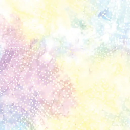 Multi Lilac Wave Dots Cotton 44"/45" Fabric Per Yard Benartex Inc