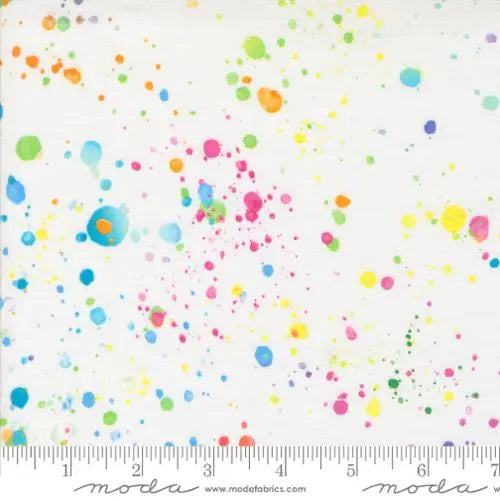 Multi White Gradients Euphoria Rainbow Wideback Fabric Per Yard - Linda's Electric Quilters