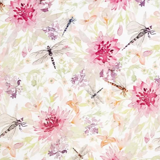 Wild Dragonfly Digital Cuddle Elderberrry - Linda's Electric Quilters