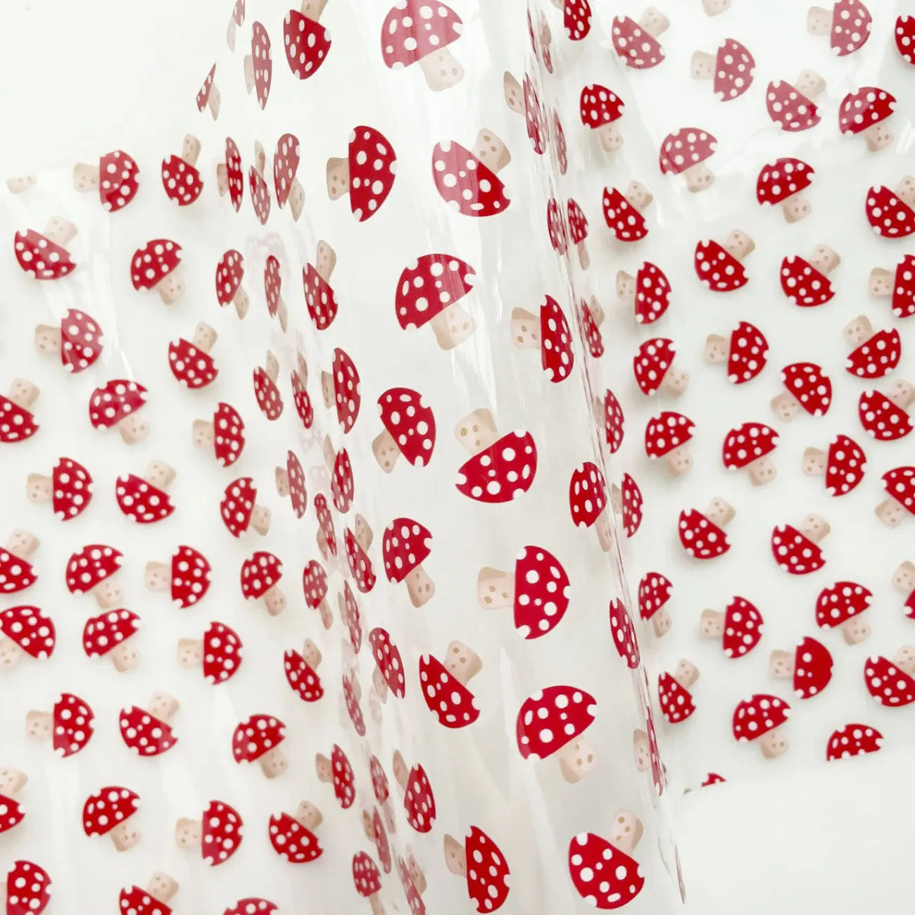 Mushrooms Clear Vinyl TPU - Linda's Electric Quilters
