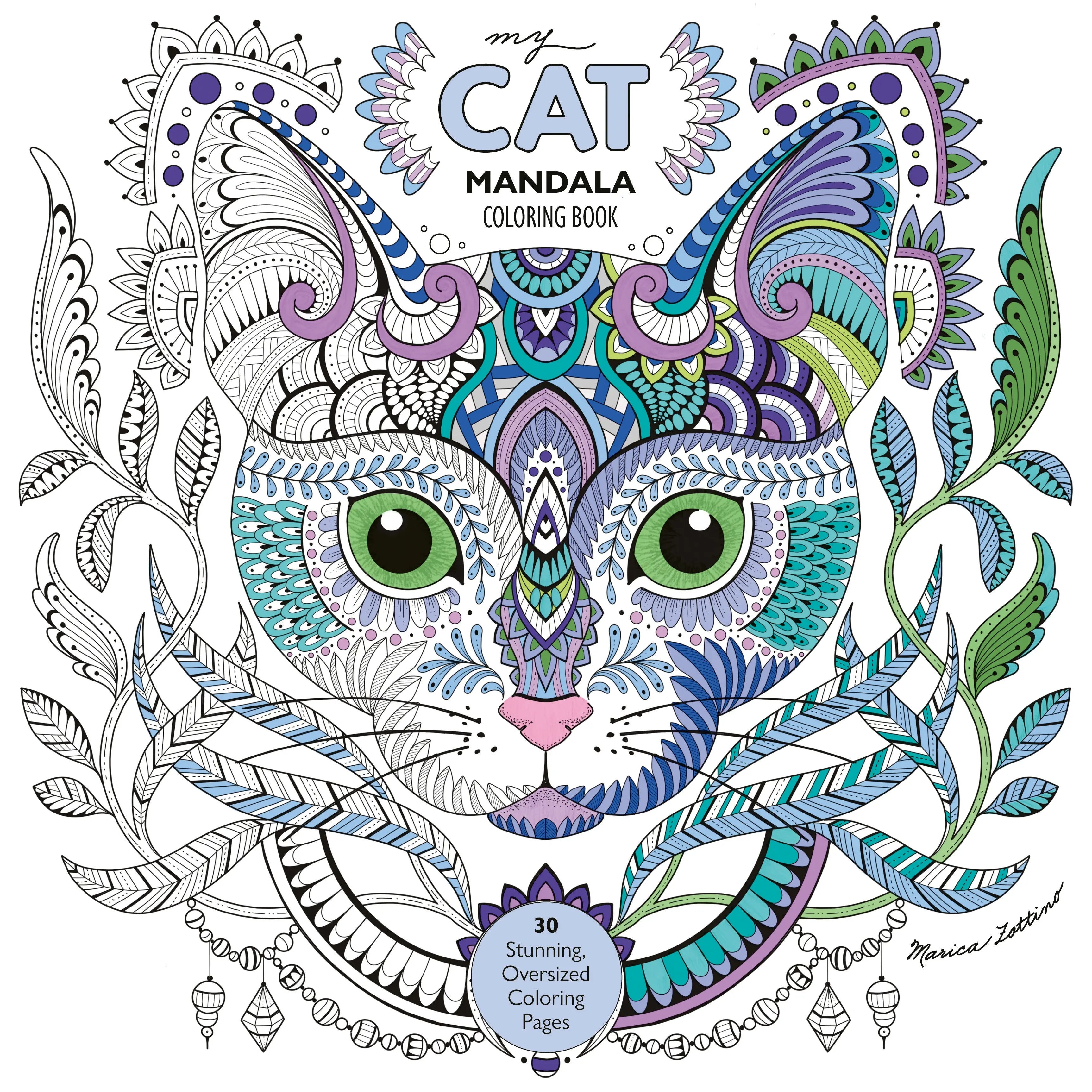 My Cat Mandala Coloring Book - Linda's Electric Quilters
