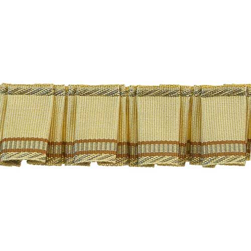 Mystique Collection - 1 3/4" width PLEATED TRIM (25 Yard Roll) - BF-1328-28/33 Gold and Yellow