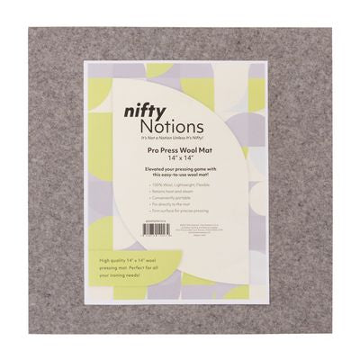The Nifty Pro Press Pal Wool Mat 14 in x 14 in