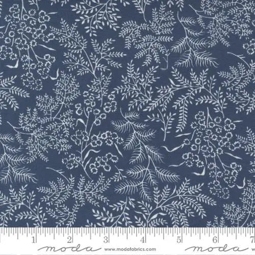 Nantucket Summer Navy Sconset Landscape Nature 44"/45" Fabric Per Yard Moda Fabrics & Supplies