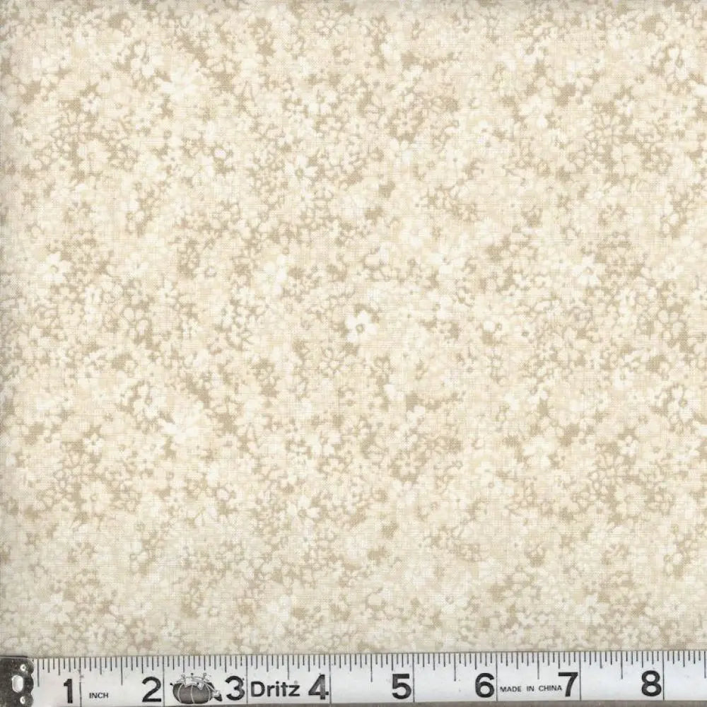 Natural Confetti Floral 45" wide Fabric per yard