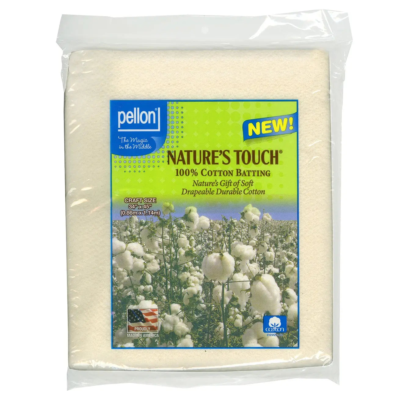 Natural Cotton Batting With Scrim Craft Size - Linda's Electric Quilters