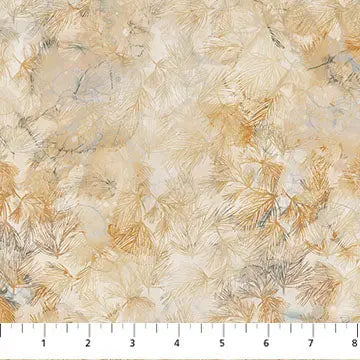 Natural Cream Fox Den Cotton Wideback Fabric per yard Northcott