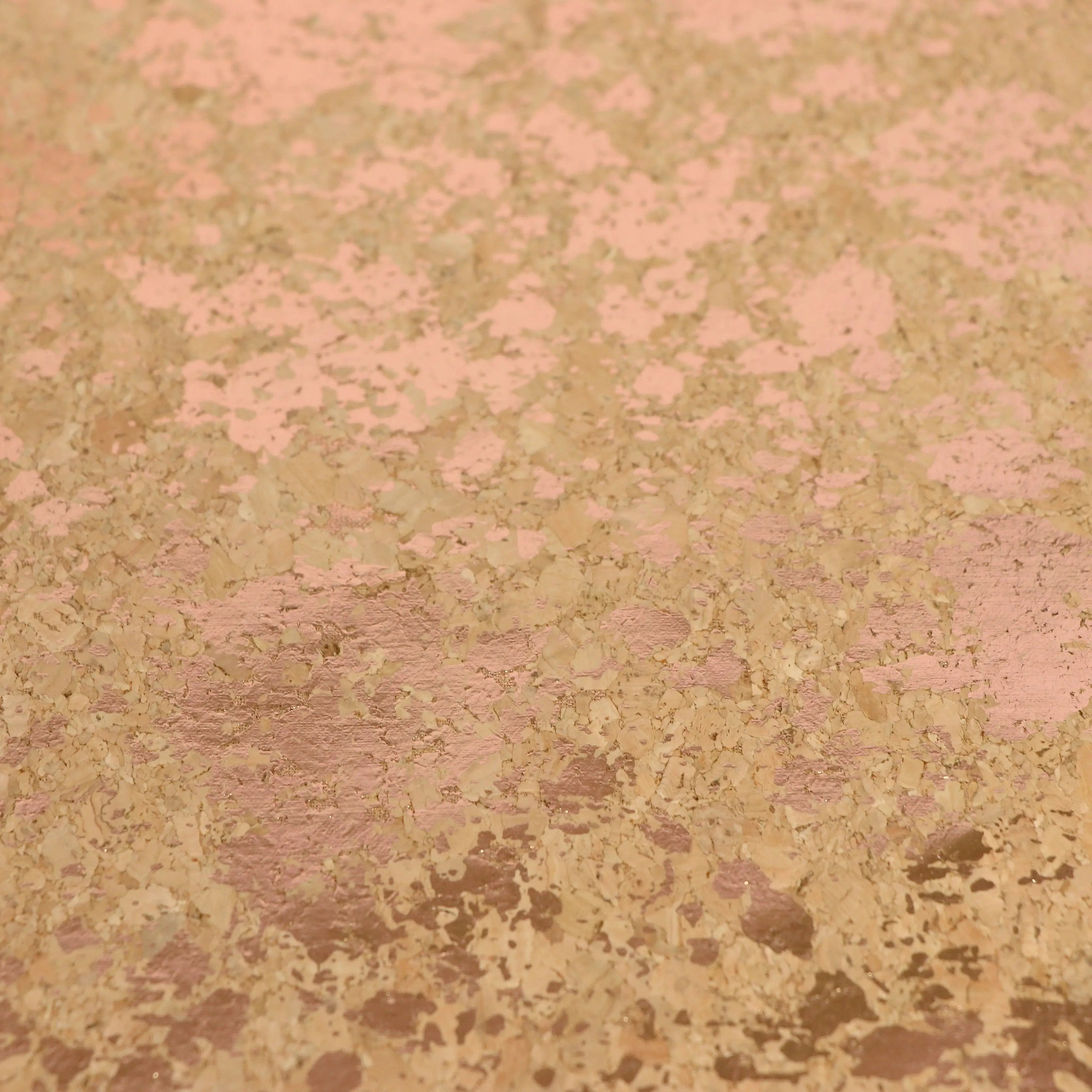 Natural Rose Gold Splatter Pro Lite Cork 1/2 yard - Linda's Electric Quilters