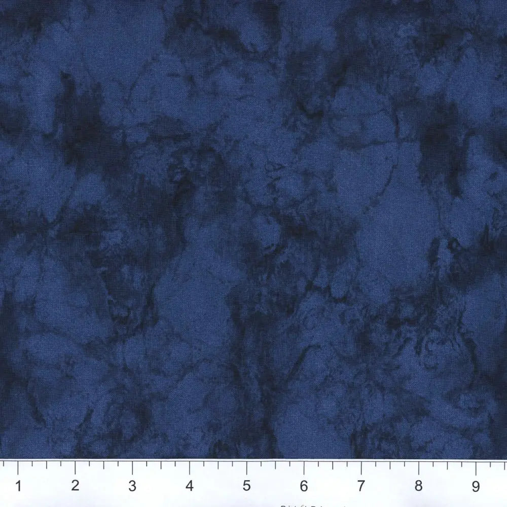 Navy Marble 45" wide Fabric per yard
