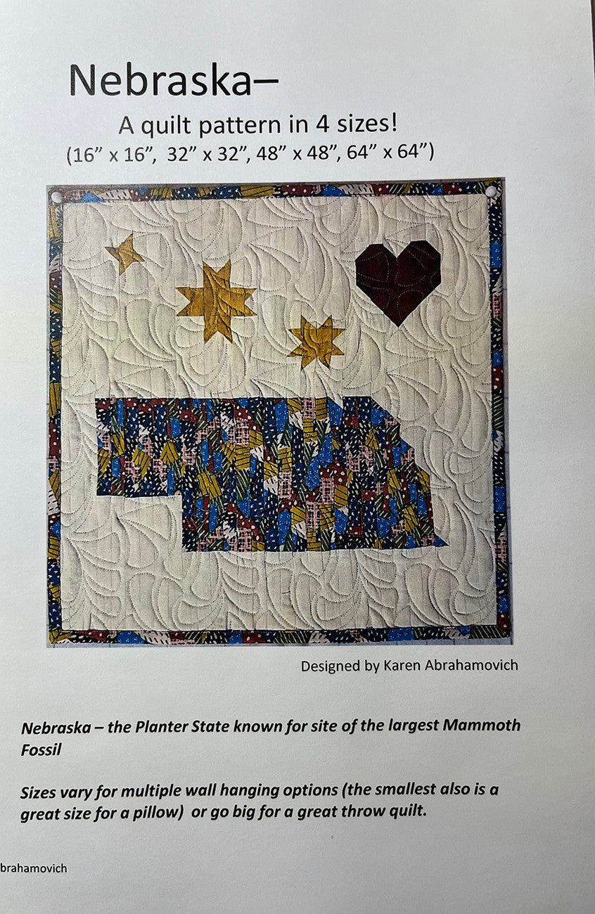 Nebraska Quilt Pattern - Linda's Electric Quilters