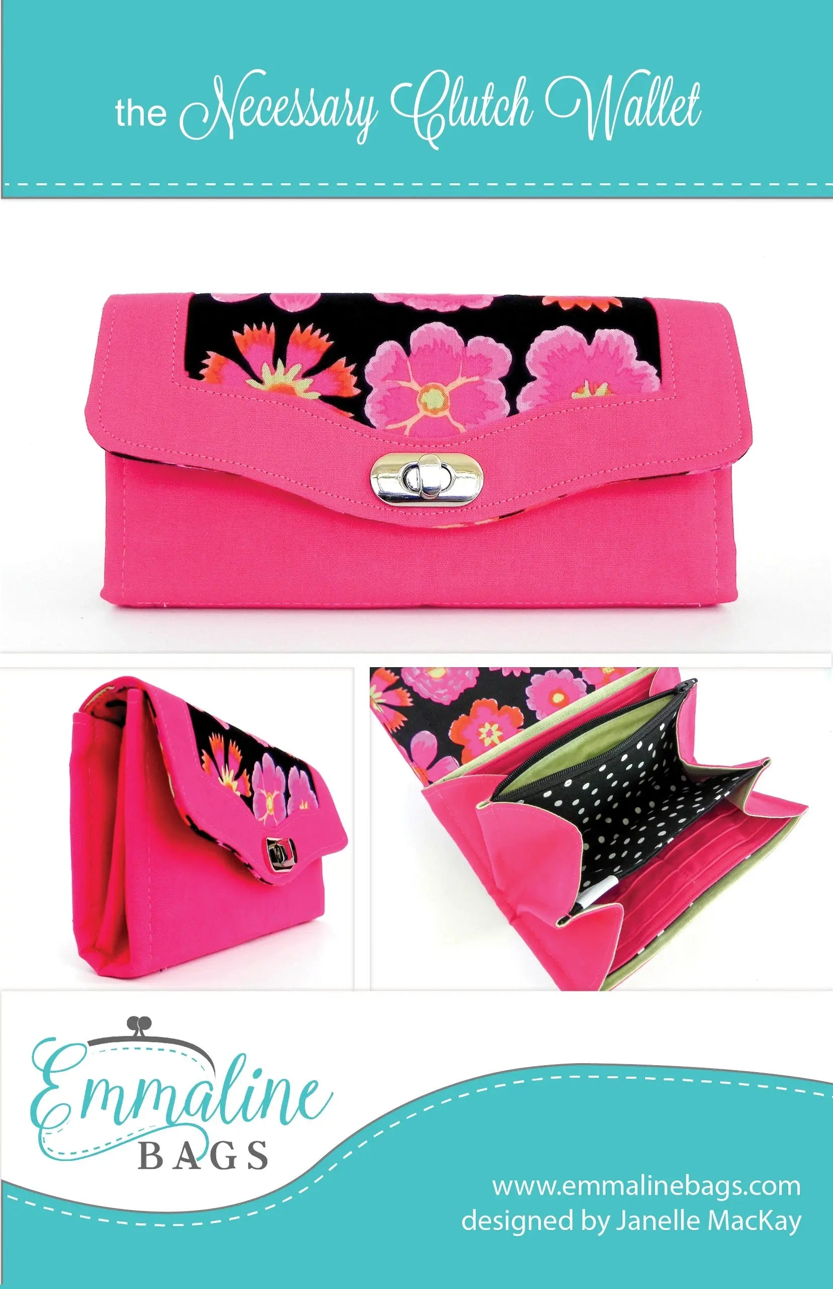 Necessary Clutch Wallet - Linda's Electric Quilters