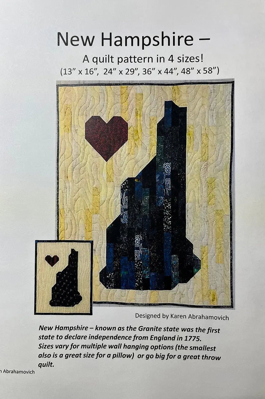 New Hampshire Quilt Pattern - Linda's Electric Quilters