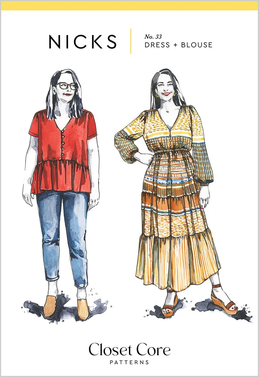 Nicks Dress and Blouse Pattern - Linda's Electric Quilters