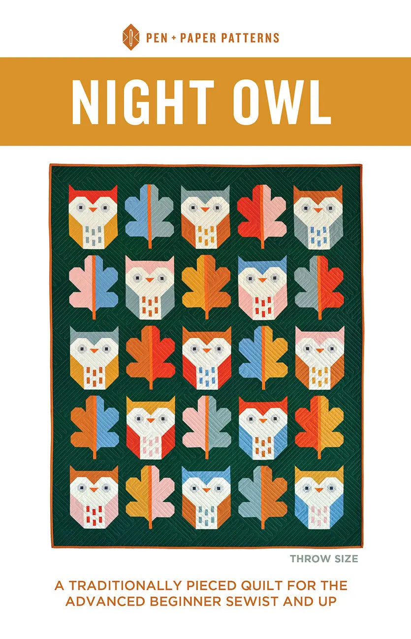 Night Owl Quilt Pattern - Linda's Electric Quilters