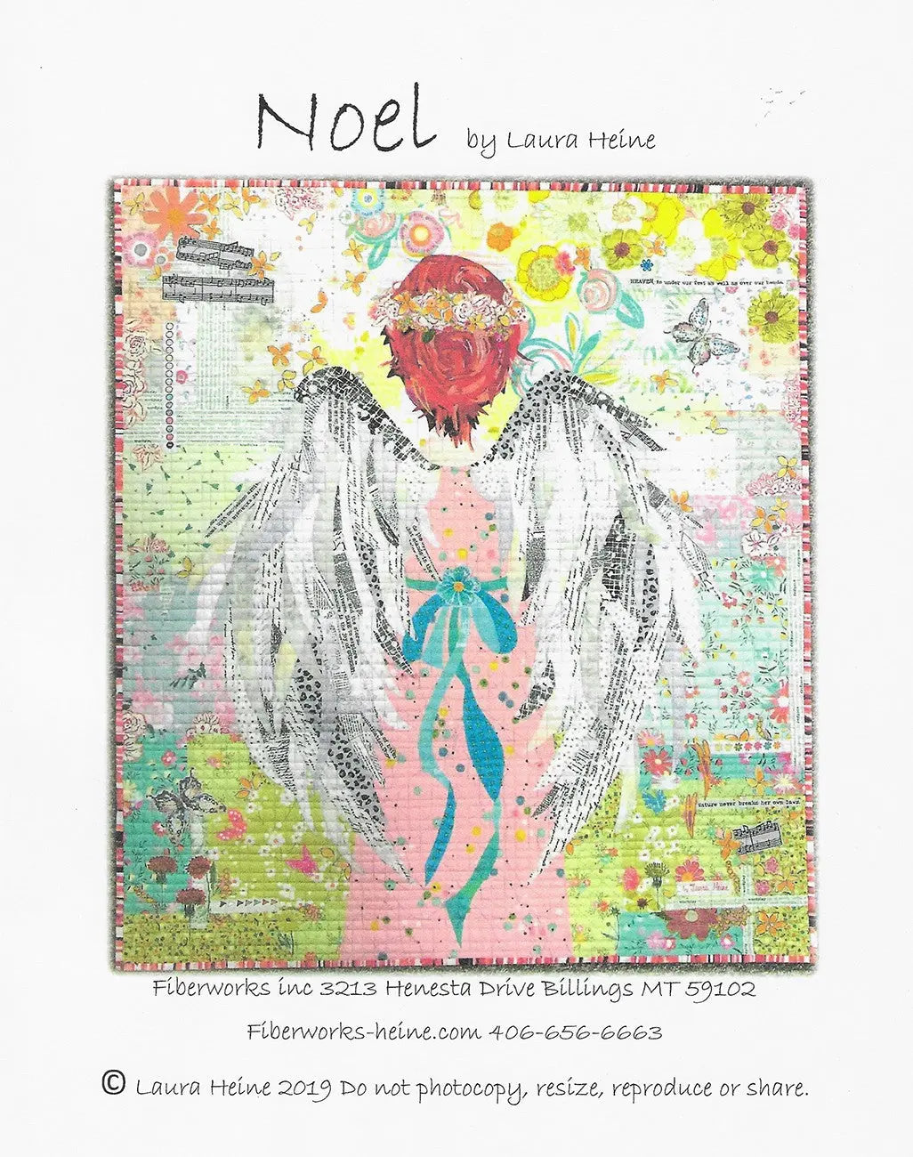 Noel Collage Pattern - Linda's Electric Quilters