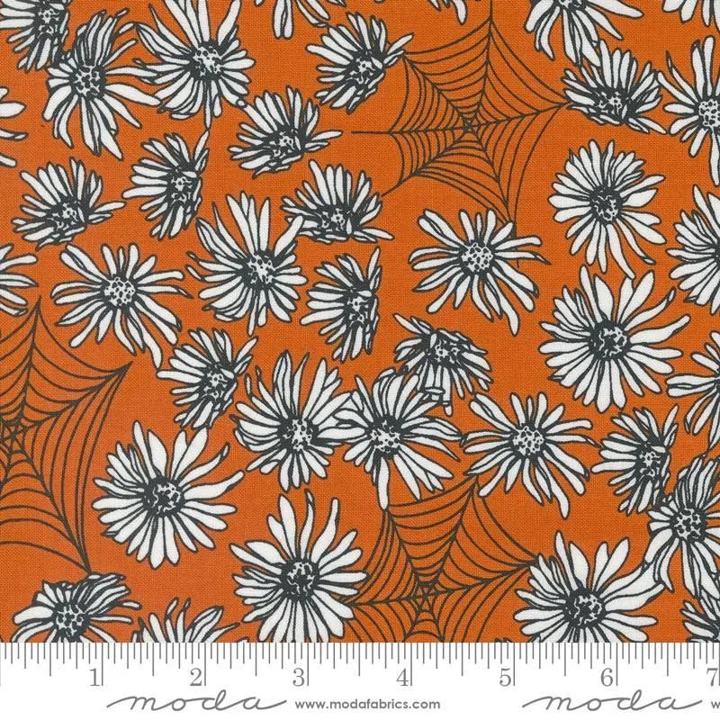 Noir Pumpkin Orange 44"/45" Fabric Per Yard Moda Fabrics & Supplies