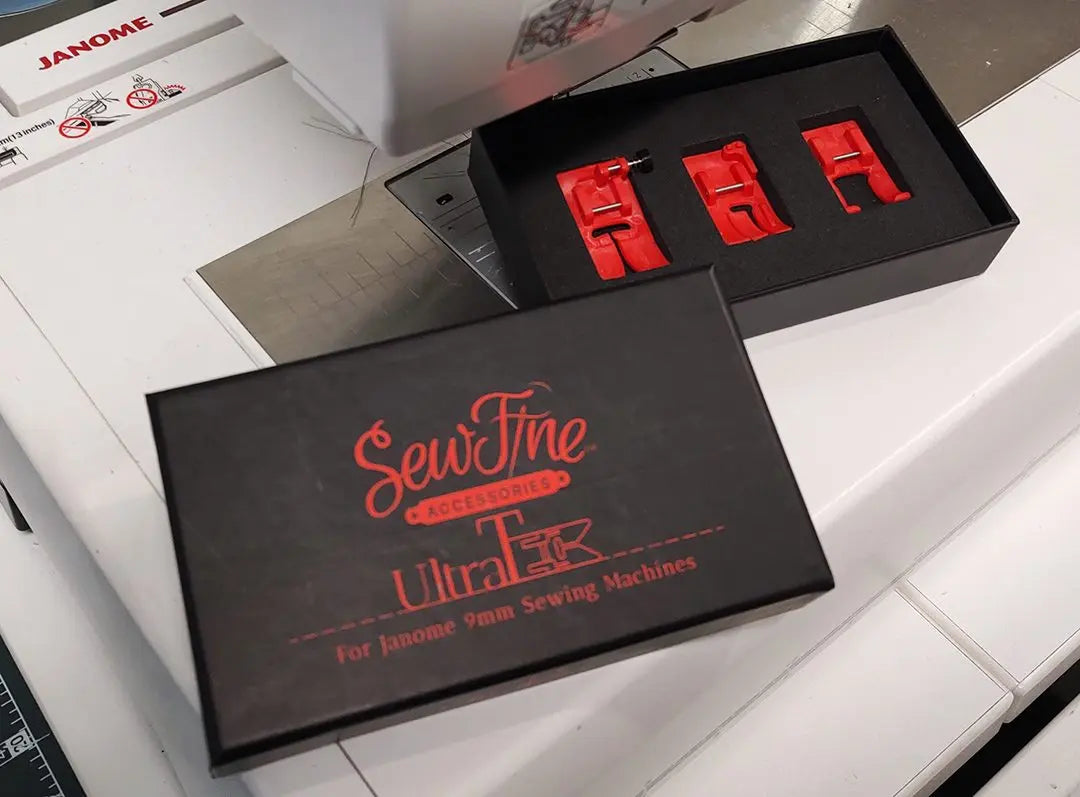 Non-stick presser feet for Janome machines - Linda's Electric Quilters